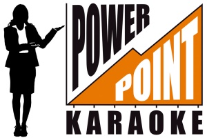 "Power Point Karaoke" by Snikt! Bamf! Thwip! image from www.fringefestival.org