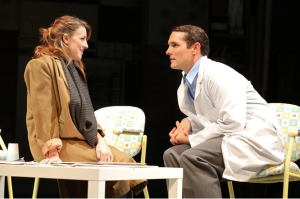 Kate Wetherhead (Heidi Holland) and Zach Shaffer (Peter Patrone). Production photos by Joan Marcus, Guthrie Theater 